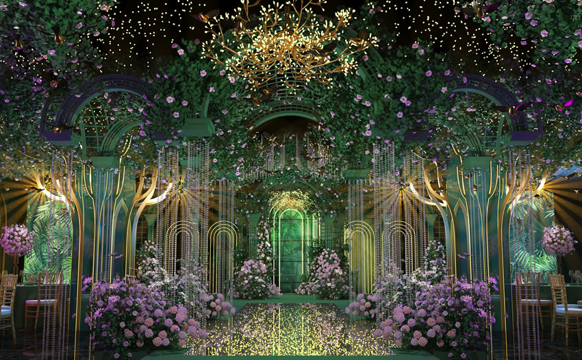 海北奇妙森林婚礼堂效果展示